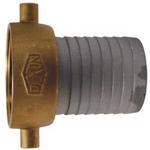 King™ Short Shank Suction Female Coupling NST (NH) Aluminum shank with Brass nut